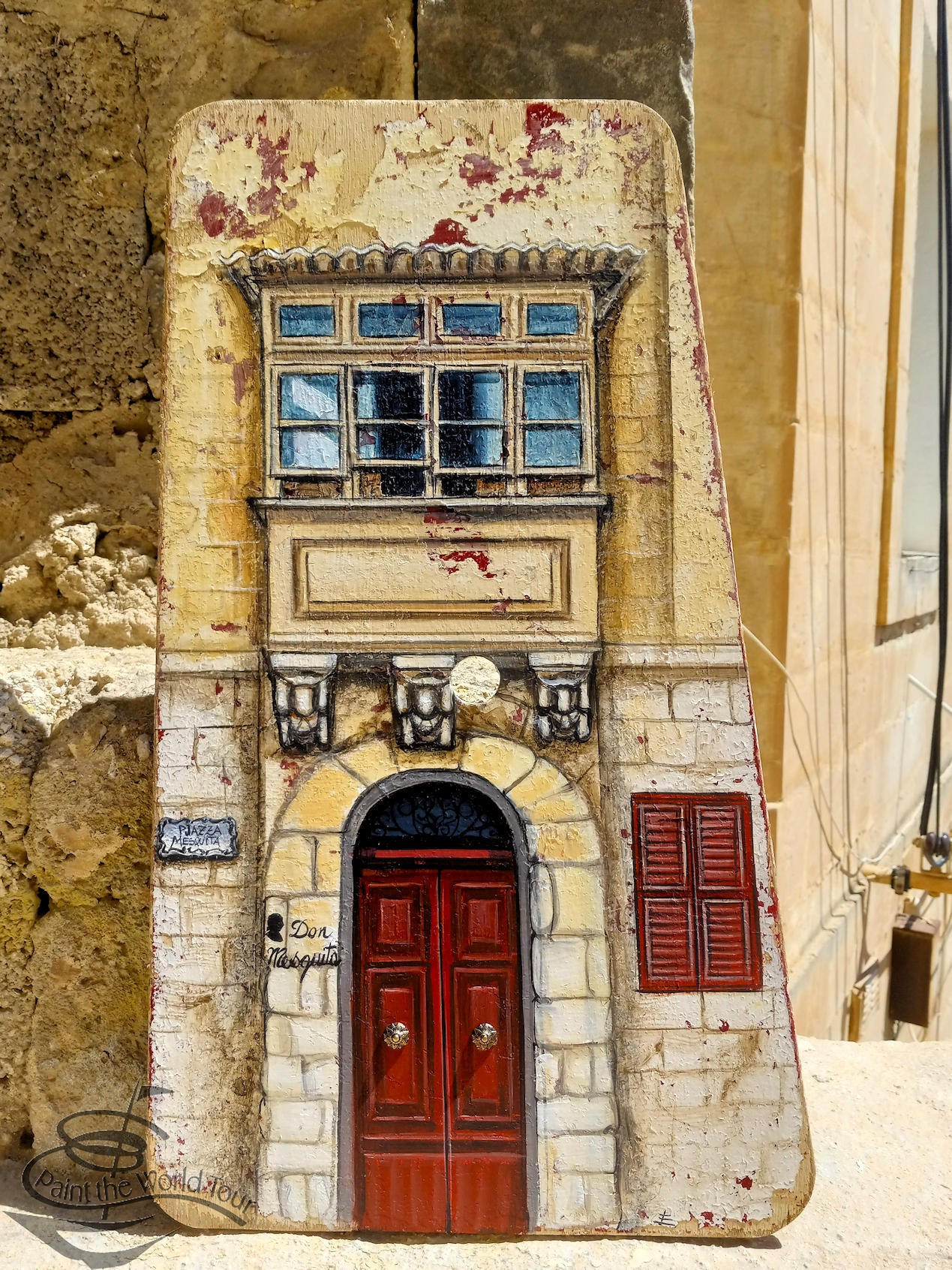 Mdina, Piazza Mesquita - Malta B-25