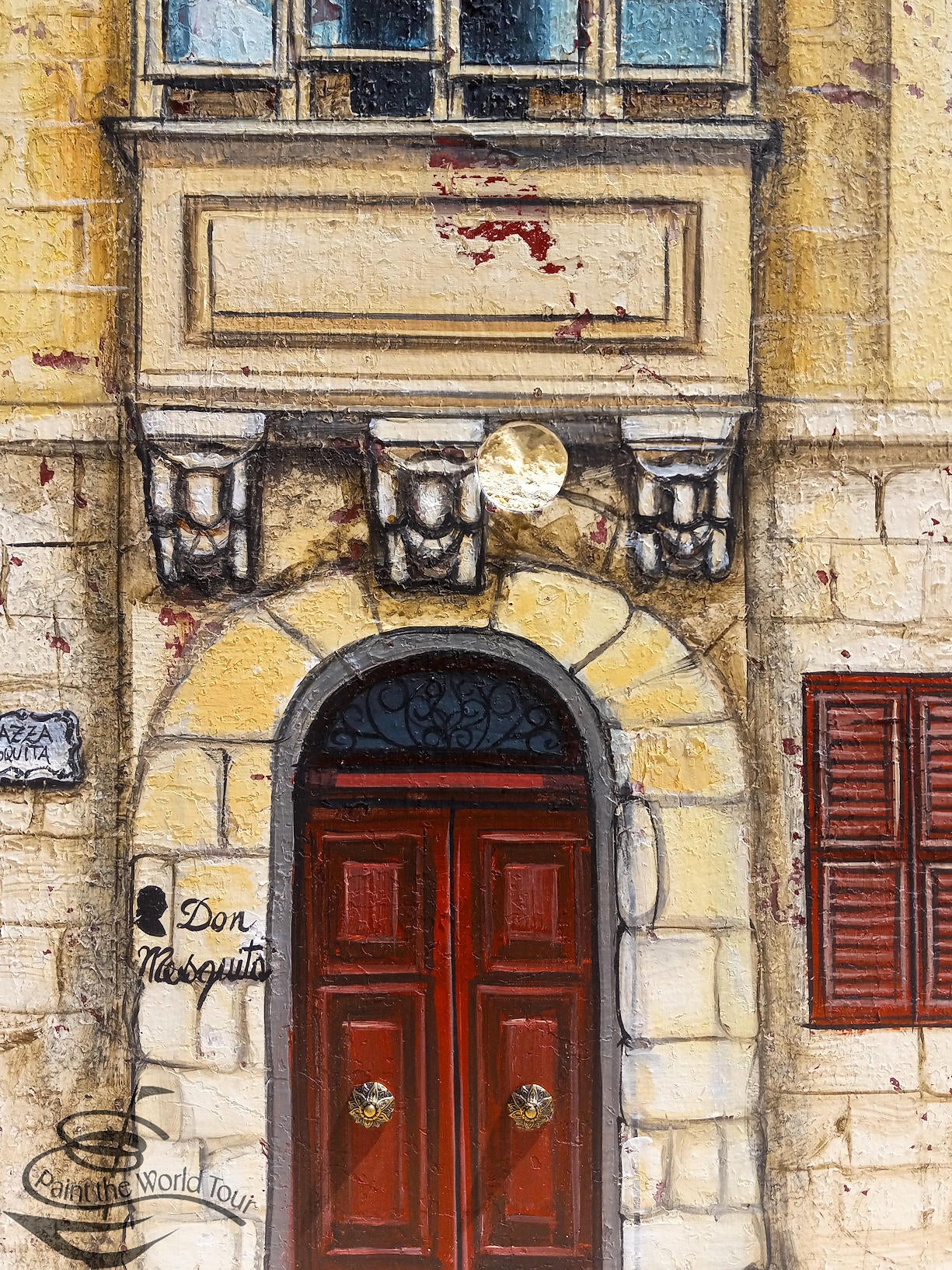 Mdina, Piazza Mesquita - Malta B-25