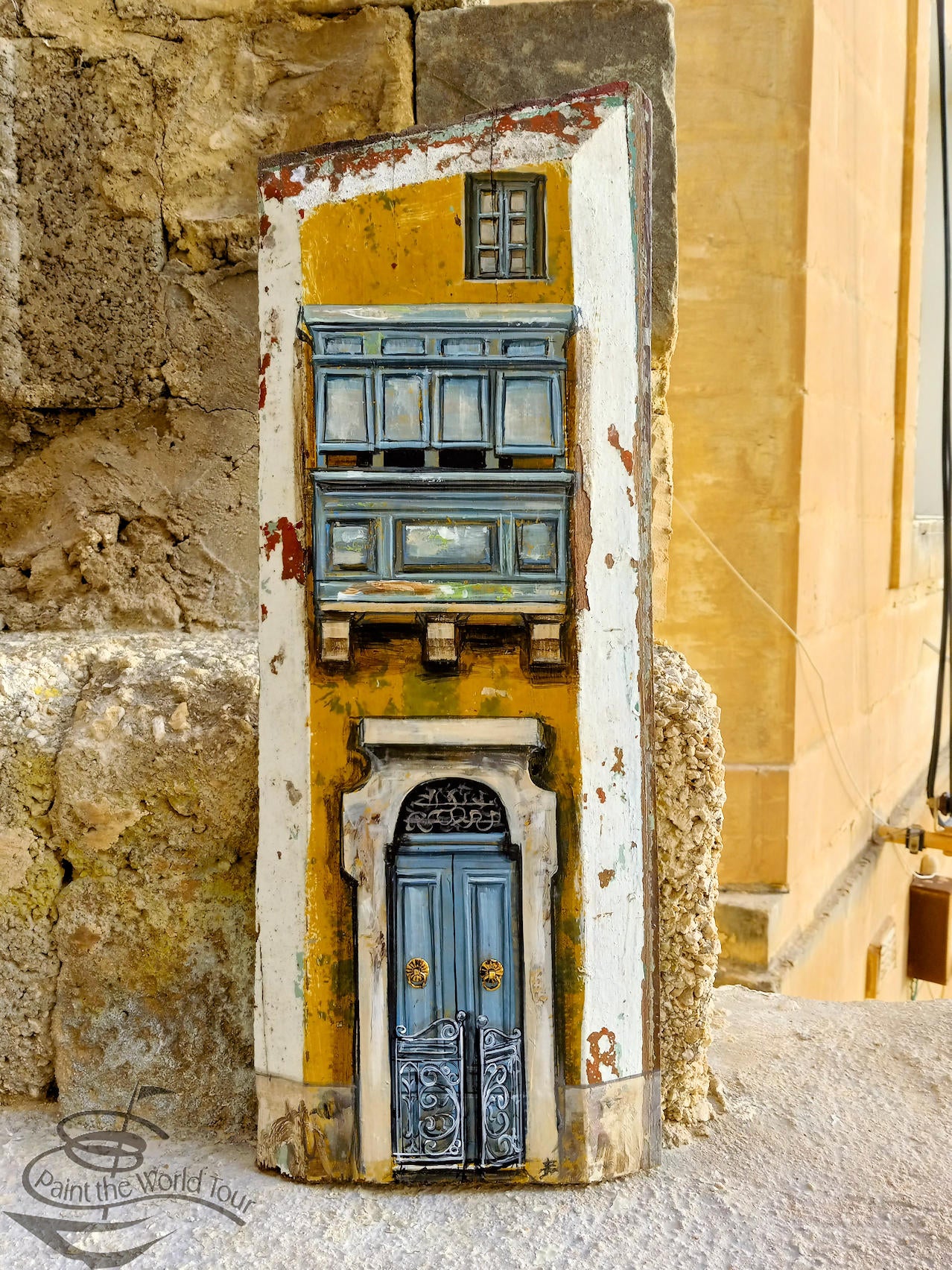 Cospicua, Serracino Inglot - Malta A-14 *58x22cm