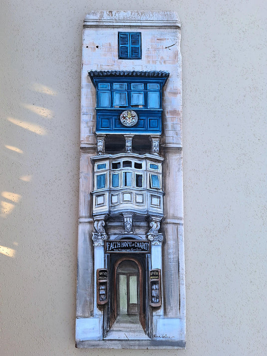 Mission Gift Shop on Merchant Street, Valletta Painting by Elena